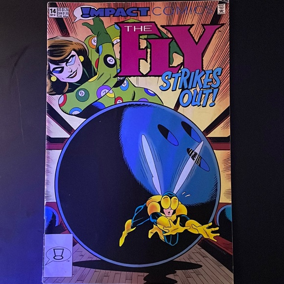 The Fly #14 Comic Book The Fly Strikes Out - Picture 1 of 5